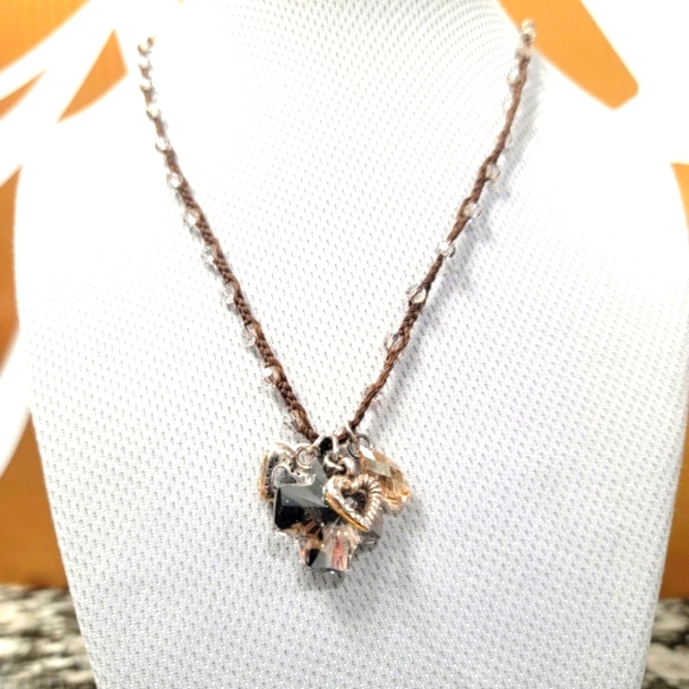 BRIGHTON RETIRED KRAMA CROSS NECKLACE NWOT - Picture 2 of 6